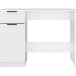 vidaXL Bureau Blanc 100x50x75 cm Bois d'ingénierie 811493