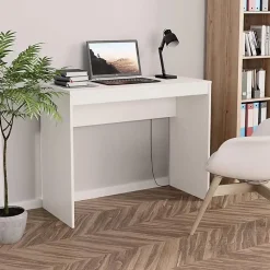 vidaXL Bureau Blanc 90x40x72 cm Bois d'ingénierie 800378