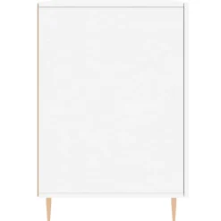 vidaXL Bureau blanc 140x50x75 cm bois d'ingénierie 829532