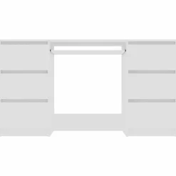 vidaXL Bureau Blanc 140x50x77 cm Aggloméré