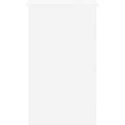 vidaXL Bureau Blanc 90x45x76 cm Aggloméré