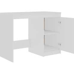 vidaXL Bureau Blanc 140x50x76 cm Aggloméré