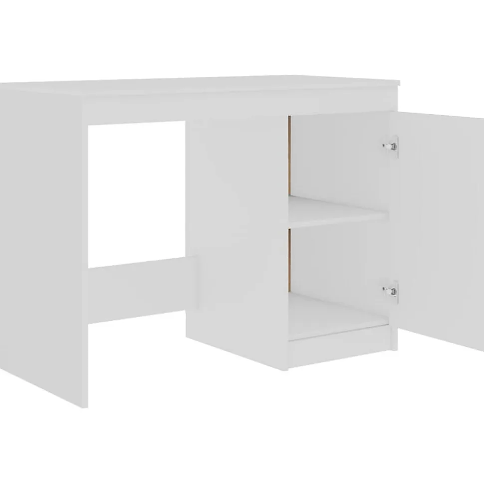 vidaXL Bureau Blanc 140x50x76 cm Aggloméré