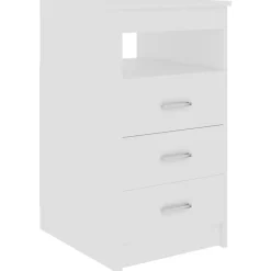 vidaXL Bureau Blanc 140x50x76 cm Aggloméré