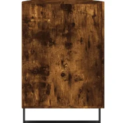 vidaXL Bureau chêne fumé 140x50x75 cm bois d'ingénierie 829577