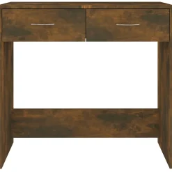 vidaXL Bureau Chêne fumé 80x40x75 cm Bois d'ingénierie 815474