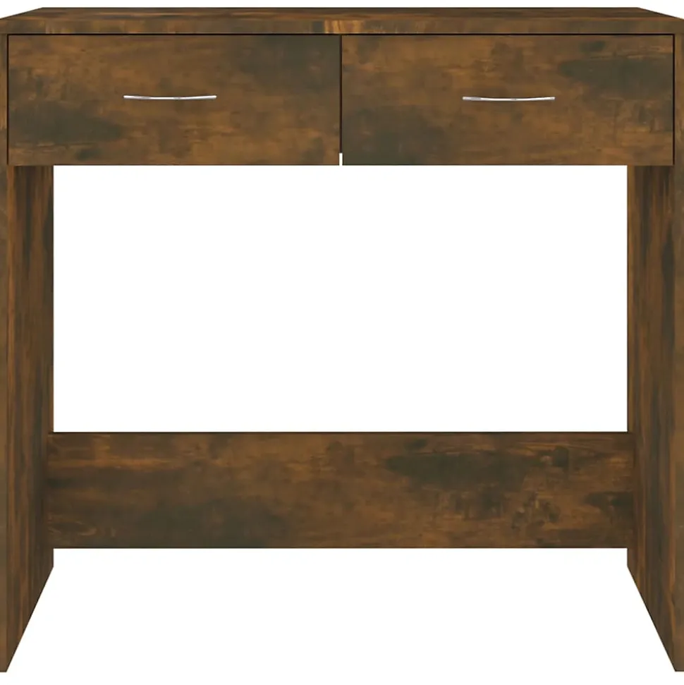 vidaXL Bureau Chêne fumé 80x40x75 cm Bois d'ingénierie 815474