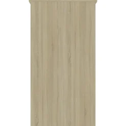 vidaXL Bureau Chêne Sonoma 80x40x75 cm Aggloméré