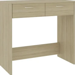vidaXL Bureau Chêne Sonoma 80x40x75 cm Aggloméré