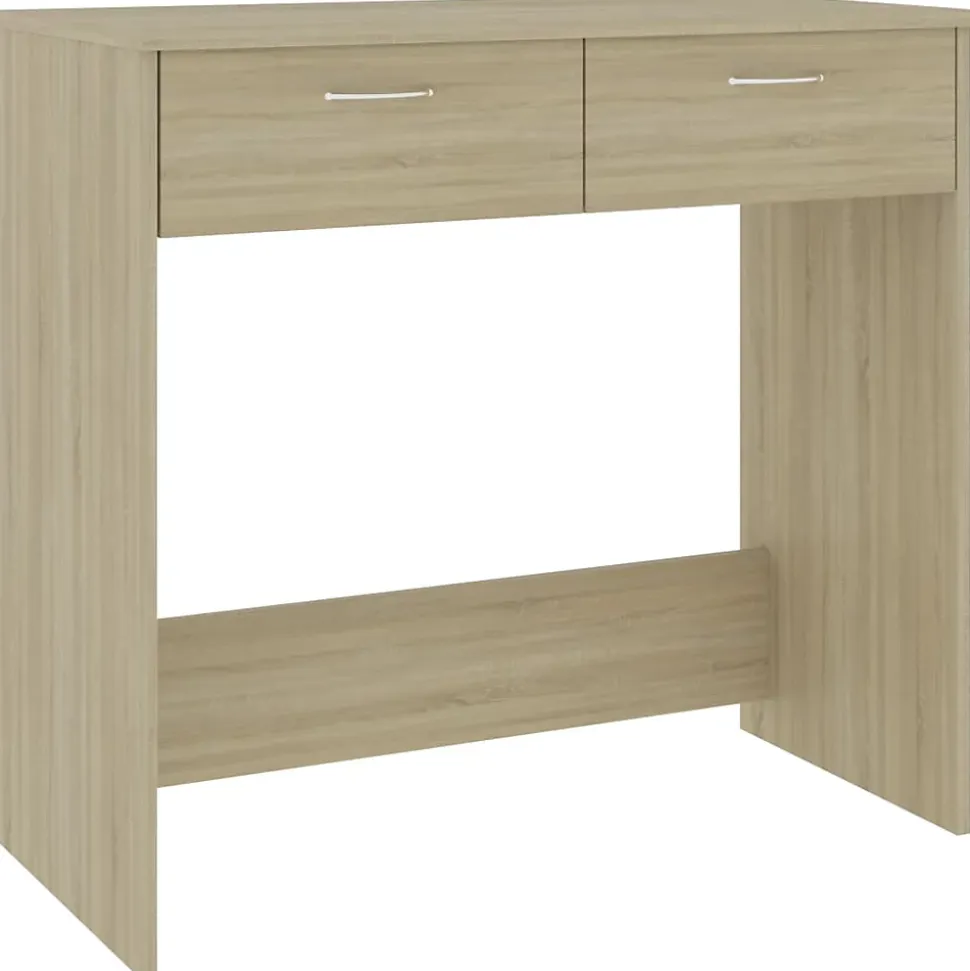 vidaXL Bureau Chêne Sonoma 80x40x75 cm Aggloméré