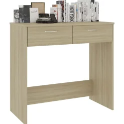 vidaXL Bureau Chêne Sonoma 80x40x75 cm Aggloméré