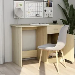 vidaXL Bureau Chêne sonoma 100 x 50 x 76 cm Aggloméré