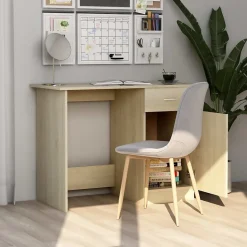 vidaXL Bureau Chêne sonoma 100 x 50 x 76 cm Aggloméré