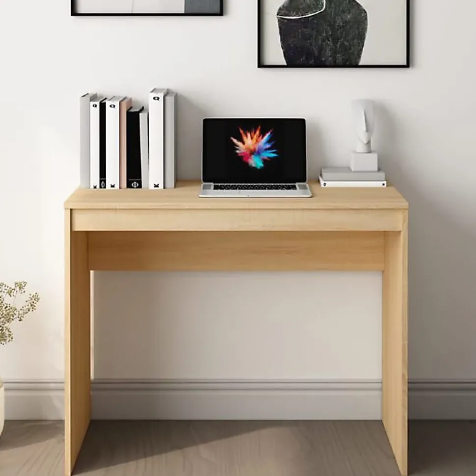 vidaXL Bureau Chêne sonoma 90x40x72 cm Bois d'ingénierie 800381