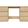vidaXL Bureau Chêne sonoma 140x50x77 cm Aggloméré