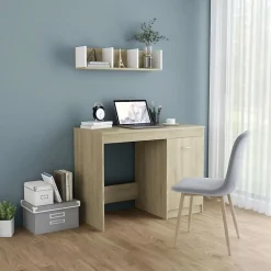 vidaXL Bureau Chêne sonoma 100x50x76 cm Aggloméré