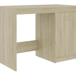 vidaXL Bureau Chêne sonoma 100x50x76 cm Aggloméré