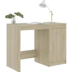 vidaXL Bureau Chêne sonoma 100x50x76 cm Aggloméré
