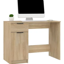 vidaXL Bureau Chêne sonoma 100x50x75 cm Bois d'ingénierie 811496