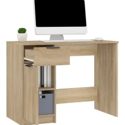 vidaXL Bureau Chêne sonoma 100x50x75 cm Bois d'ingénierie 811496