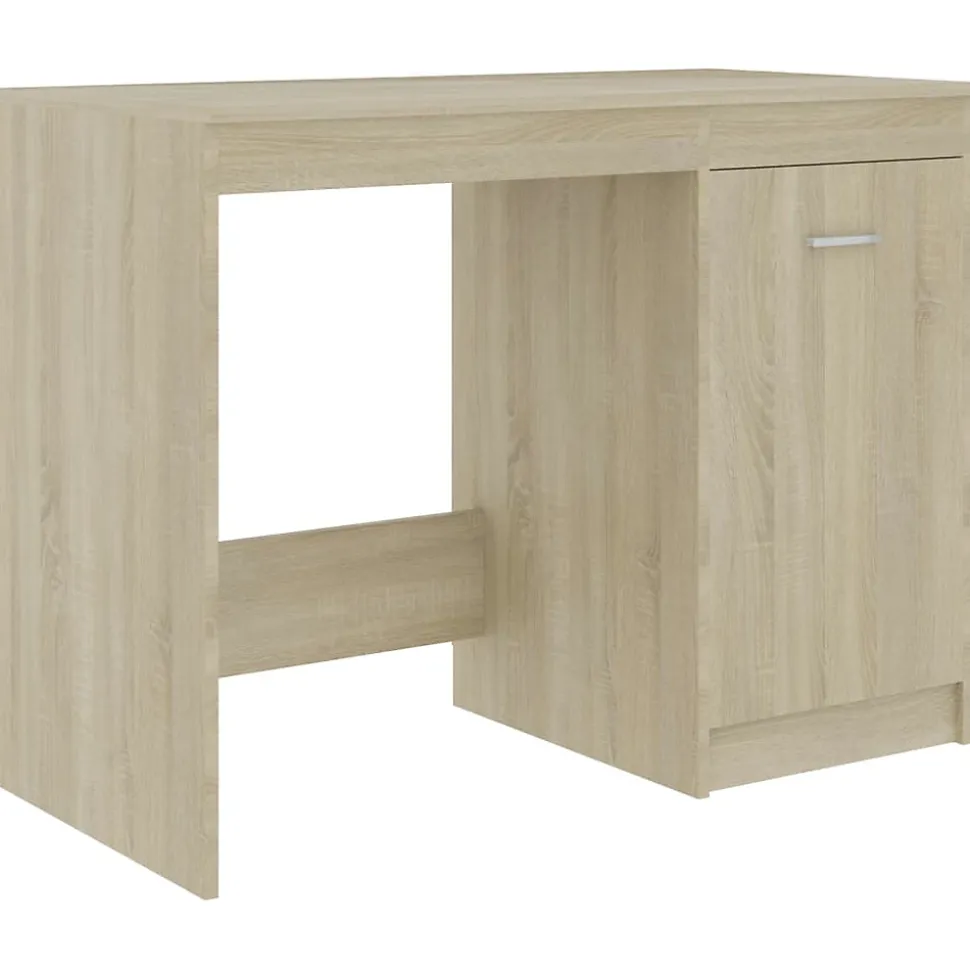 vidaXL Bureau Chêne sonoma 140x50x76 cm Aggloméré