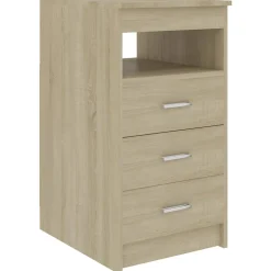 vidaXL Bureau Chêne sonoma 140x50x76 cm Aggloméré