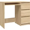 vidaXL Bureau Chêne sonoma 90x45x76 cm Aggloméré 801376