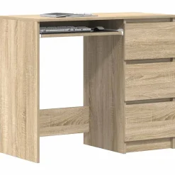 vidaXL Bureau Chêne sonoma 90x45x76 cm Aggloméré 801376