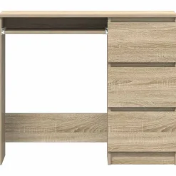 vidaXL Bureau Chêne sonoma 90x45x76 cm Aggloméré 801376