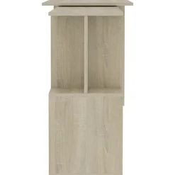 vidaXL Bureau d'angle Chêne sonoma 200x50x76 cm Aggloméré