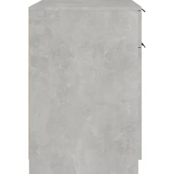vidaXL Bureau Gris béton 100x50x75 cm Bois d'ingénierie 811497