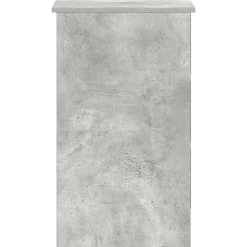 vidaXL Bureau Gris béton 90x45x76 cm Aggloméré