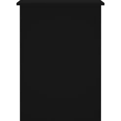 vidaXL Bureau Noir 100x55x75 cm Bois d'ingénierie 823025