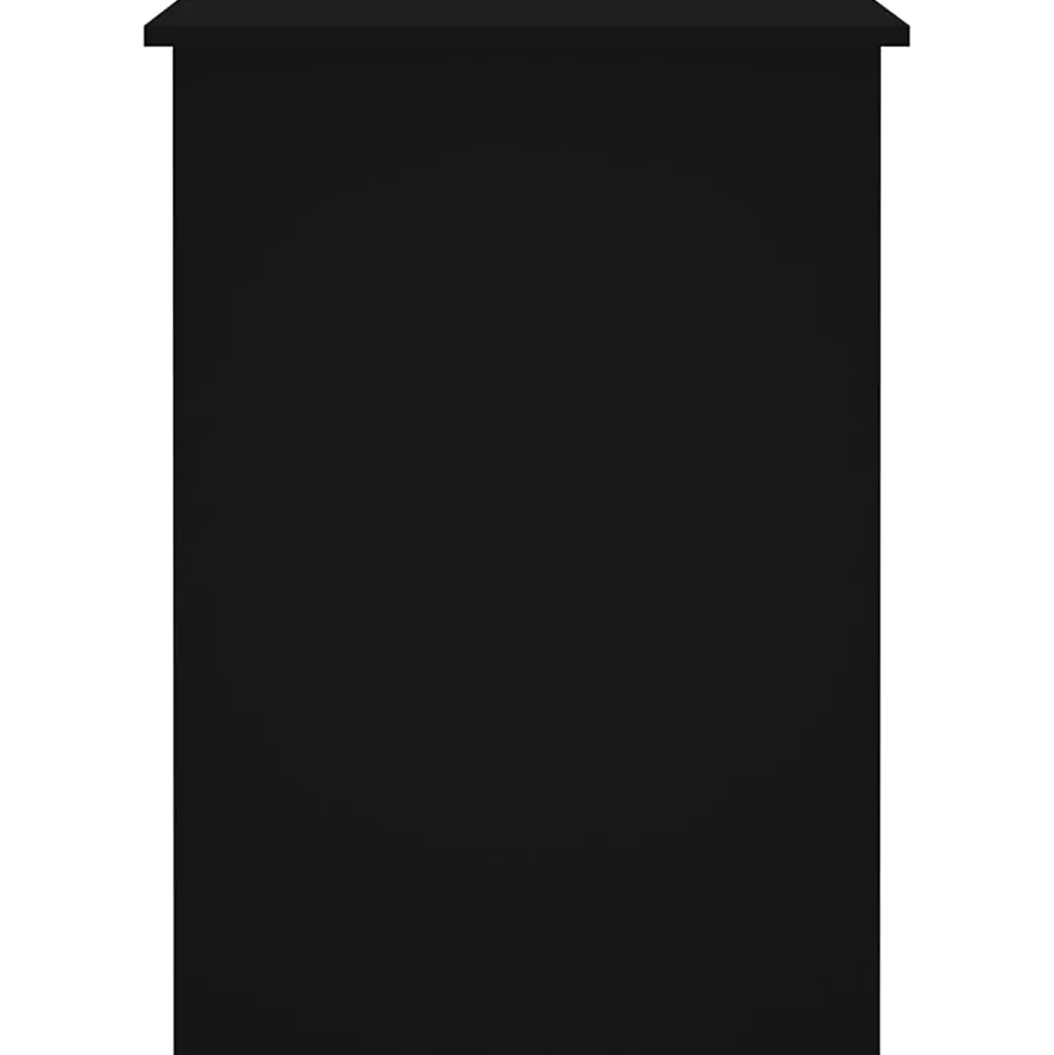 vidaXL Bureau Noir 100x55x75 cm Bois d'ingénierie 823025