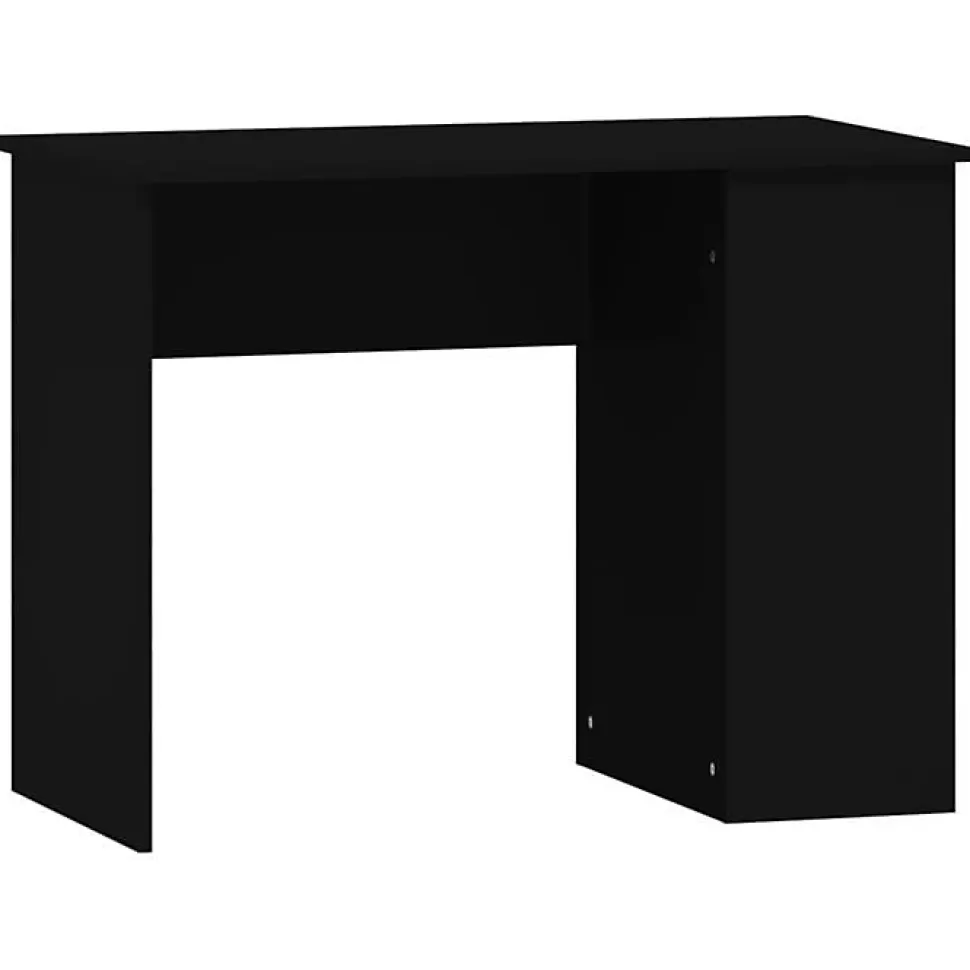 vidaXL Bureau Noir 100x55x75 cm Bois d'ingénierie 823025