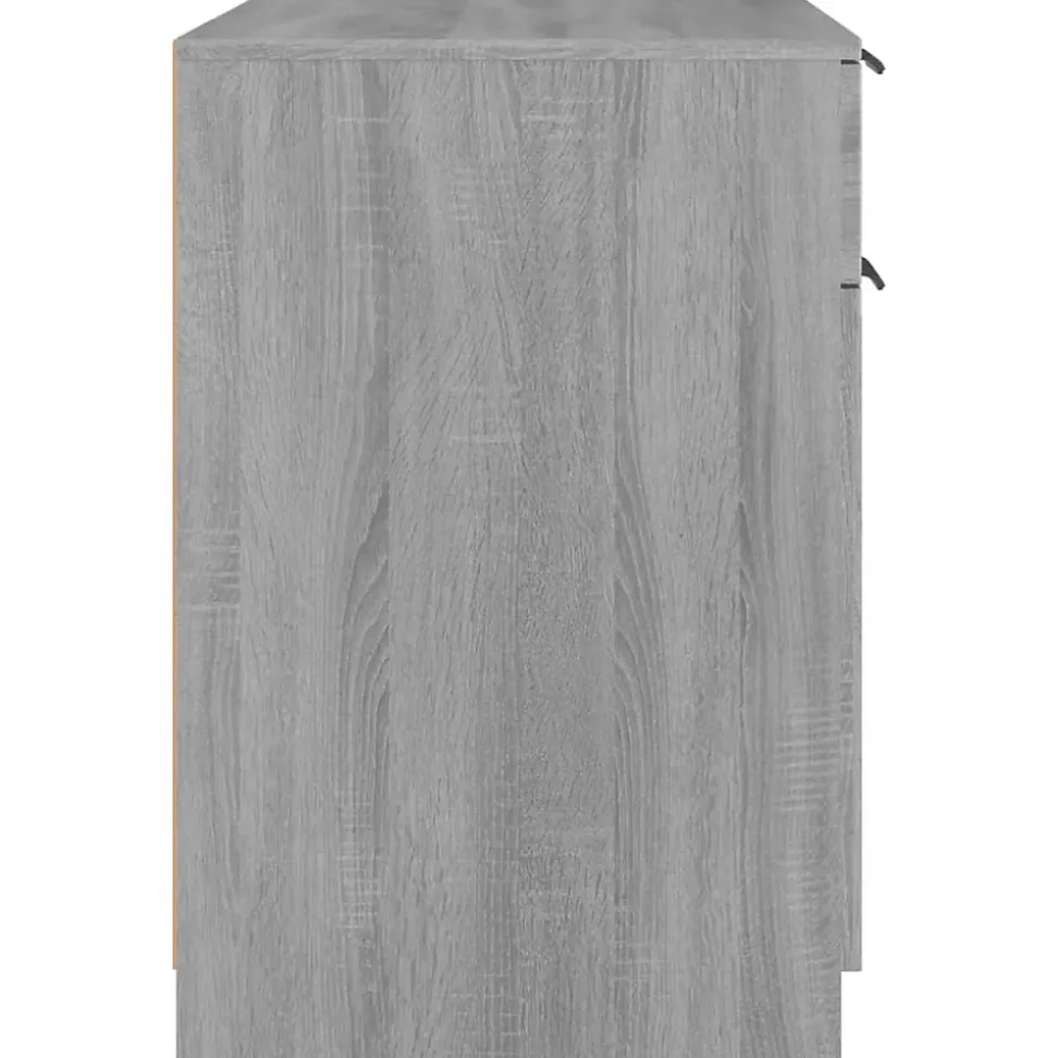vidaXL Bureau Sonoma gris 100x50x75 cm Bois d'ingénierie 817127