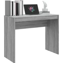 vidaXL Bureau Sonoma gris 90x40x72 cm Bois d'ingénierie 815304