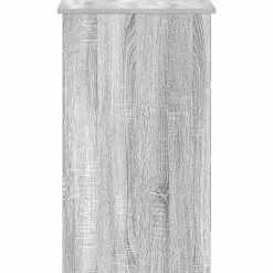 vidaXL Bureau Sonoma gris 90x45x76 cm Bois d'ingénierie 815508