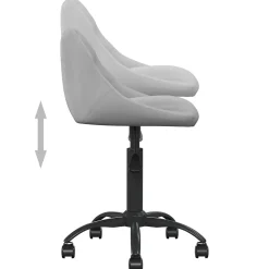 vidaXL Chaise de Bureau Siège de Bureau Chaise Pivotante d'Ordinateur Siège Ergonomique Maison Intérieur Hauteur Réglable 3088846