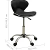 vidaXL Chaise de Bureau Siège de Bureau Chaise Pivotante d'Ordinateur Siège Ergonomique Maison Intérieur Hauteur Réglable 3088626