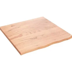 vidaXL Comptoir de salle de bain marron clair 60x60x2 cm bois traité 3156110