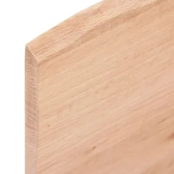 vidaXL Comptoir de salle de bain marron clair 60x60x2 cm bois traité 3156110