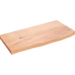 vidaXL Comptoir de salle de bain marron clair 60x30x2 cm bois traité 3156101