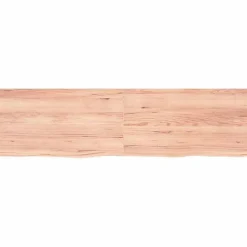 vidaXL Comptoir de salle de bain marron clair 180x50x4 cm bois traité 3156165
