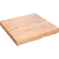 vidaXL Comptoir de salle de bain marron clair 60x60x6 cm bois traité 3156112