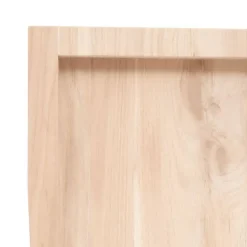 vidaXL Comptoir de salle de bain 80x40x6 cm bois massif non traité 3156022