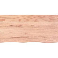 vidaXL Comptoir de salle de bain marron clair 100x50x2 cm bois traité 3156131