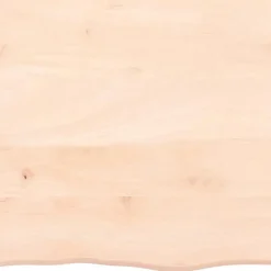 vidaXL Comptoir de salle de bain 60x60x4 cm bois massif non traité 3156015