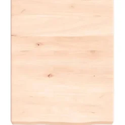 vidaXL Comptoir de salle de bain 40x50x6 cm bois massif non traité 3156001