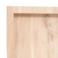 vidaXL Comptoir de salle de bain 100x40x4 cm bois massif non traité 3156033